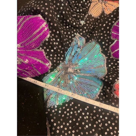 ELLIATT Resort Minka Floral Sequin Gown Wedding Guest Cocktail Party size S NWT - Picture 7 of 8